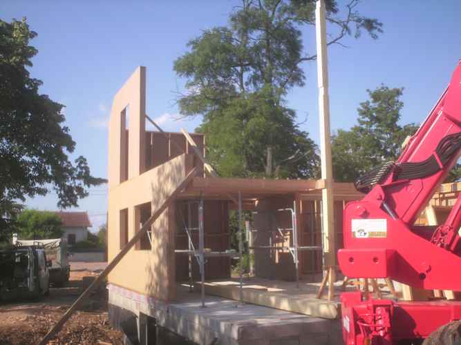 réalisation eco bois construction maison à Chagny