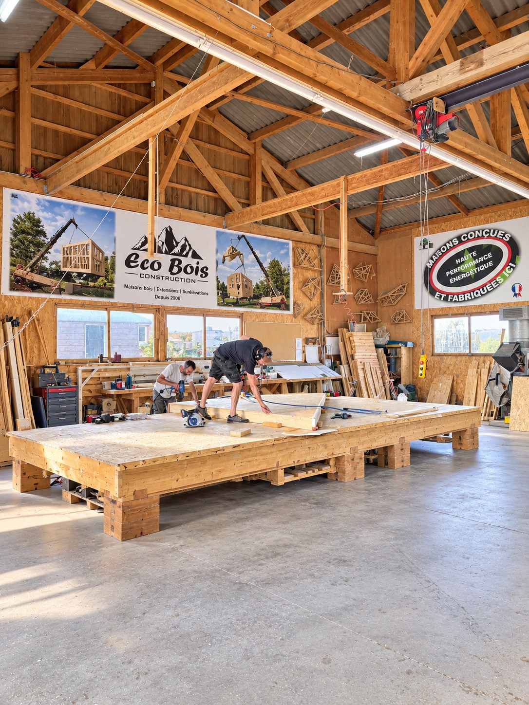 Notre atelier — Eco Bois Construction