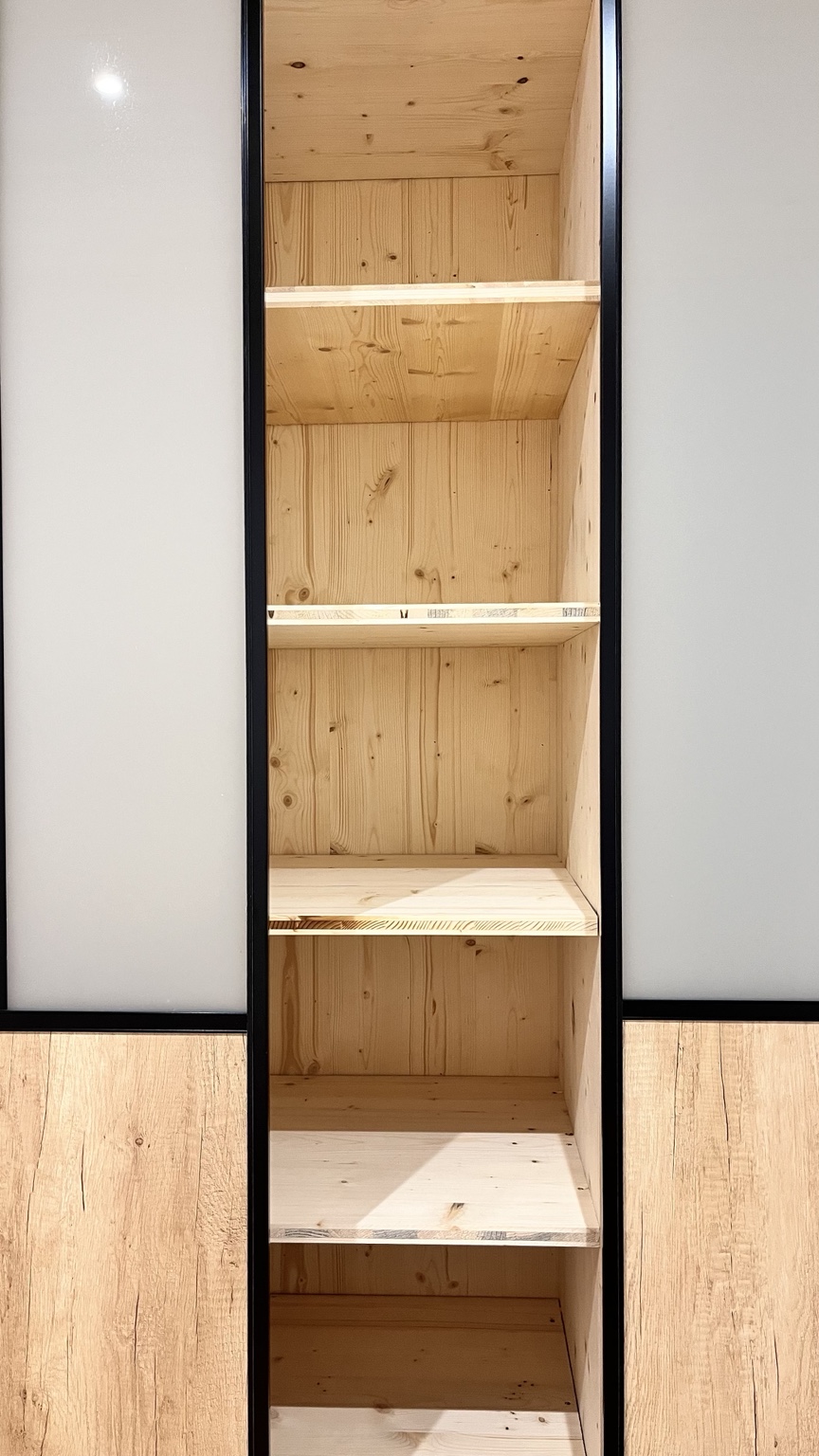 Aménagement intérieur de placard sur mesure